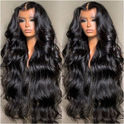 Wigs 8 40 Inch Body Wave Lace Front Wigs Human MI1603076