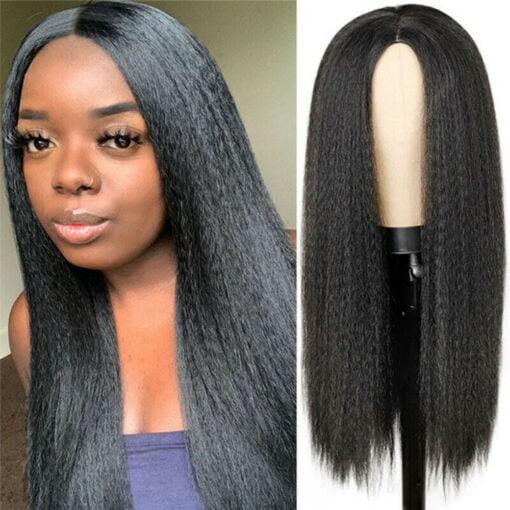 Women Girl'S Hair Wigs Long Fluffy Kinky Straight Wave, 25.6 MI1605139